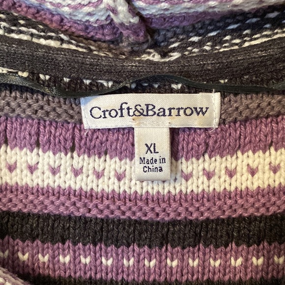 Women’s Croft & Barrow cowl neck sweater - Picture 2 of 2